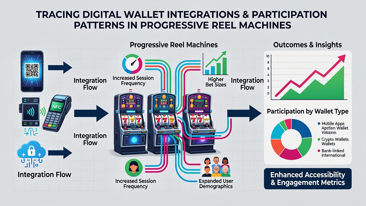 Analytics dashboard displaying participation trends for progressive slots on mobile devices